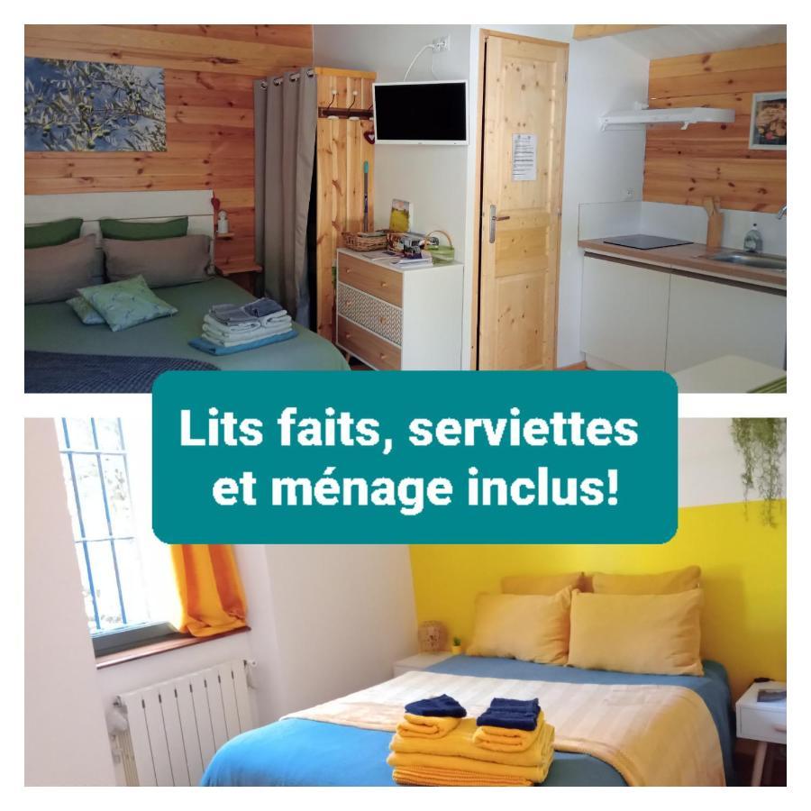 2 Pieces "Le Brin De Soleil" Gites Appart 'Hotel L'Echappee Belle D'Aubenas Logement 1 Sur 3 Exterior foto